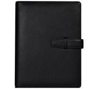 JYARZ Cuaderno Libreta Viajes Carpeta De Cuaderno A5 PU 6 Anillas Recargable for Papel Relleno, Bloc Notas La Cubierta Del Planificador Personal Diario Lecturas Adultos(D)