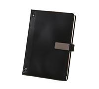 JYARZ Cuaderno Libreta Viajes Cuaderno A5 Con Calendario Y Páginas Interiores Rayadas, Manual De Eficiencia Lecturas Adultos(Black)