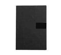 JYARZ Cuaderno Libreta Viajes Cuaderno A5 For Actas De Reuniones, Páginas Interiores Gruesas Lecturas Adultos(Black)
