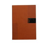 JYARZ Cuaderno Libreta Viajes Cuaderno A5 For Actas De Reuniones, Páginas Interiores Gruesas Lecturas Adultos(Bruin)