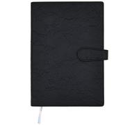 JYARZ Cuaderno Libreta Viajes Cuaderno De Negocios Simple Cuero A5, Con Hebilla, Libreta Registro Reuniones Trabajo Oficina Diario Literatura Exquisita Lecturas Adultos(A)