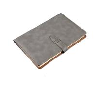 JYARZ Cuaderno Libreta Viajes Cuaderno De Reuniones Oficina B5 Con Hebilla, Sencillo Lecturas Adultos(Grey)