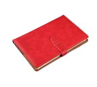 JYARZ Cuaderno Libreta Viajes Cuaderno De Reuniones Oficina B5 Con Hebilla, Sencillo Lecturas Adultos(Rot)