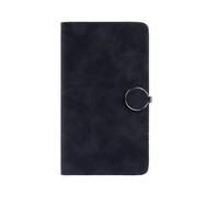 JYARZ Cuaderno Libreta Viajes Cuaderno De Viaje Tamaño A6 Con Cierre Magnético Redondo Lecturas Adultos(Black)