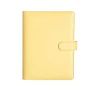 JYARZ Cuaderno Libreta Viajes Cuaderno Sencillo Con Páginas Interiores Gruesas, Diario De Estudio Hojas Sueltas Lecturas Adultos(Yellow,A5)