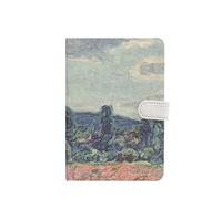 JYARZ Cuaderno Libreta Viajes Cubierta De Pintura Al Óleo Engrosamiento Creativo Libro Mano Plan Retro Hebilla Magnética Trabajo Aprendizaje Color Nota Lateral Lecturas Adultos(A)