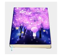 JYARZ Cuaderno Libreta Viajes Diario Cuaderno Portátil Pequeño Fresco A4 De Notas Planificador Papelería Regalo Útiles Escolares Carpeta Anillas Lecturas Adultos(C)