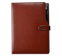 JYARZ Cuaderno Libreta Viajes Diario De Cuero Vintage, En Blanco, Cuaderno Negocios, Bloc Notas Viajero Reemplazable, Papelería, Incluye Bolígrafo Lecturas Adultos(D,B5)