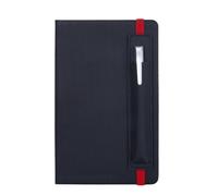 JYARZ Cuaderno Libreta Viajes Libreta A5 De Material Oficina Con Funda For Bolígrafo, Agenda Portátil Lecturas Adultos(Black)