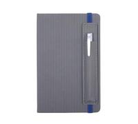 JYARZ Cuaderno Libreta Viajes Libreta A5 De Material Oficina Con Funda For Bolígrafo, Agenda Portátil Lecturas Adultos(Grey)