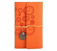 JYARZ Cuaderno Libreta Viajes Vintage A6 Diario De Viaje Bloc Notas Agenda Planificador Cuaderno Papelería Regalo Lecturas Adultos(G)