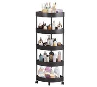 JYARZ Estanteria Esquina Estudio Estante Esquinero De 5 Niveles Metal Independiente, Soporte, Exhibición para Baño Y Cocina Dormitorio Oficina