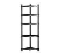 JYARZ Estanteria Esquina Estudio Estante Esquinero De Acero Inoxidable, Ducha Caddy Pie, Organizador, Almacenamiento para Bañera Y Baño Dormitorio Oficina(5 Tier)