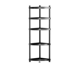 JYARZ Estanteria Esquina Estudio Estante Esquinero De Acero Inoxidable, Ducha Caddy Pie, Organizador, Almacenamiento para Bañera Y Baño Dormitorio Oficina(5 Tier)