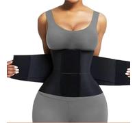 JYARZ Faja Lumbar Trabajo Cinturón De Soporte For Cintura Y Abdomen, Entrenador Abdominal Estabilización(Black,XXL)