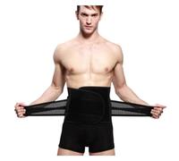 JYARZ Faja Lumbar Trabajo Faja Reductora De Cintura, Control Abdomen, Entrenamiento, Banda Abdominal, Soporte Lumbar, Entrenador, Quema Grasa Estabilización(Black,3XL)