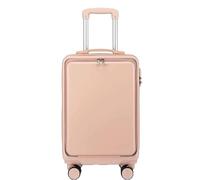 JYARZ Maletas Trolley Maleta Universal con Ruedas Y Equipaje Rígido con Apertura Frontal, Duradera Maleta de Mano (Color : D, Size : 20in)