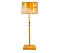 JYARZ Podio de Atril para Música Atriles De Madera Maciza para Partituras, Soportes para Partituras De Conciertos, Altura Ajustable Atril para Partituras Musica