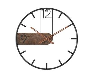 JYARZ Reloj de Pared Decorativo， Números 3D Reloj De Pared Puntero Madera Decoración del Hogar Fácil Leer para La Sala Estar la Cocina el Salón(50 * 50cm)