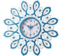 JYARZ Reloj de Pared Decorativo， Reloj De Pared Retro, Silencioso, Decoración Metal para El Hogar, para Sala Estar Y Oficina la Cocina el Salón