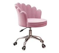 JYARZ Silla Escritorio Trabajo Silla Giratoria Moderna De Escritorio Ergonómica con Soporte Lumbar Y Reposabrazos Oficina Estudiante(Pink)