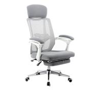 JYARZ Silla Escritorio Trabajo Silla Reclinable para Computadora, De Oficina, para Juegos, Ergonómica, Sedentaria, Cómoda, Soporte Cintura, Boss Oficina Estudiante(B)