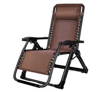 JYARZ Tumbona Sillas Plegables Asiento Plegable antigravedad, sillón reclinable Flolding para Patio Trasero al Aire Libre, Playa, Piscina, césped Jardin Exterior(C)