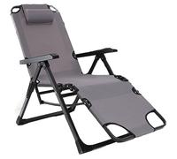 JYARZ Tumbona Sillas Plegables Silla Portátil Reclinable Plegable, Patas Cuadradas Resistentes, Asiento Ajustable para Salón De Patio para Playa Jardin Exterior(C)