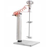 JYBNBBE Agitador neumático, Mezclador de Tanque neumático de 1 tonelada, máquina mezcladora de Pintura, hélice Plegable, con Soporte de Colgador, para agitador de disolvente de Tinta.