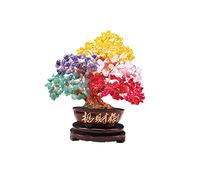 JYBNBBE Árbol de Cristal Árbol de la Suerte Árbol de meditación Natural Árbol de la decoración Espiritual Decoración para el hogar Árbol del Dinero Adornos Yoga Sanación Decoraci,B