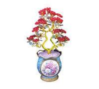 JYBNBBE Árbol de Cristal Árbol del Dinero Cristal de la Suerte Calcedonia Árbol de la Fortuna Sala de Estar Empresa de Muebles para el hogar Ceremonia de inauguración Decoración,E