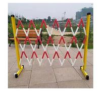 JYBNBBE Barrera de Seguridad metálica portátil - Barrera retráctil Extensible de 1,2 x 5 m para Garaje, Piscina y Tienda - Solución de Control de multitudes de fácil instalación