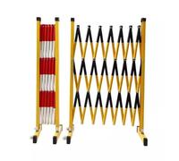 JYBNBBE Barrera de Seguridad móvil expandible de Acero Inoxidable con Ruedas para Uso Industrial y Exterior. Barrera de Seguridad retráctil y Plegable.,Jaune-2m/6.56ft