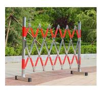 JYBNBBE Barrera metálica Extensible de Acero Inoxidable, Barrera de Seguridad móvil, retráctil, para Control de tráfico en escuelas, Estaciones y almacenes.