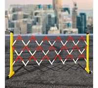 JYBNBBE Barrera metálica retráctil: Barrera de Seguridad expandible para Control de tráfico, estacionamientos Escolares, centros comerciales y autopistas. Barandilla Interior/Exterior.