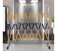JYBNBBE Barricada metálica expandible Barreras de Seguridad retráctiles Cercas de construcción versátiles Barricadas de Seguridad Tipo acordeón Tamaño: 1,2 MX 6 m,1.2m x 2.5m/3.9ft x 8.2ft