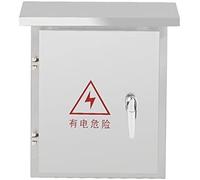 JYBNBBE Cajas de proyectos Resistentes a la Intemperie para electrónica, Caja de Conexiones de Cables con bisagras de Acero Inoxidable para Exteriores, Caja de medidor con Placa,800 * 600 * 200mm
