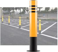 JYBNBBE Cono delimitador de Postes para entradas de vehículos, señal de precaución, Conos delimitadores para estacionamientos, bolardo de Seguridad Vial de Acero Resistente para,1pck-120cm/47.2in