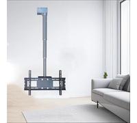 JYBNBBE Elevador de TV con rotación Manual de 360° - Soporte de Montaje de TV de Techo Ajustable - Compatible con televisores de Pantalla LED de 26 a 70 Pulgadas, Soporte de Pare,70cm