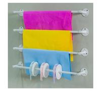 JYBNBBE Expositor Organizador de Pared con Cintas, Estante único para Guardar Papel de Regalo, fácil de Instalar, para Montar en la Pared, para Ropa, Bufandas de Seda, Papel de r,White-L 120CM