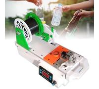 JYBNBBE Máquina de reciclaje de botellas impresa en 3D con pantalla digital, temperatura de 300 ℃, velocidad de 500-1000 g/h para fabricantes de bricolaje y ambientalistas (verde)