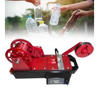 JYBNBBE Máquina de reciclaje de botellas impresa en 3D con pantalla digital, temperatura de 300 ℃, velocidad de 500-1000 g/h para fabricantes de bricolaje y ambientalistas (rojo)