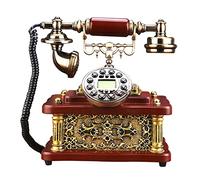 JYBNBBE Teléfono Antiguo Retro, teléfono Fijo Antiguo, teléfono Vintage con pulsador, Adecuado para decoración del hogar, Oficina y Hotel.