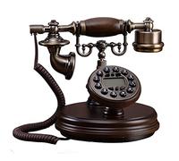 JYBNBBE Teléfono Antiguo Retro Vintage, teléfono de Estilo Antiguo con botón pulsador para decoración del hogar y la Oficina.