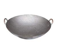 JYBNBBE Woks, Olla de Hierro Estilo Chino, luz binaural, Olla de Hierro para Restaurante, sartén de Hierro ordinaria de Fondo Redondo Extra Grande, Ancho 46 cm,D 53cm