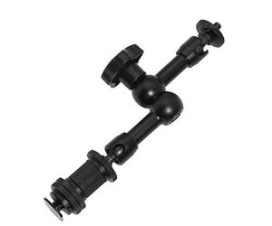 JYC Brazo mágico articulado de fricción ajustable de 7 pulgadas, luz LED, monitor LCD.