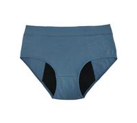 JYC CREATIVE Bragas Menstruales de Algodón, Braga Faja para la Menstruación, Bragas Postparto, Bragas para Perdidas de Orina, Bragas Ecológicas Lavables Reutilizables, Absorventes, (L, Azul)