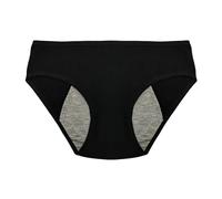 JYC CREATIVE Bragas Menstruales de Algodón, Braga para la Menstruación, Bragas Postparto, Bragas para Perdidas de Orina, Bragas Lavables Reutilizables, Bragas Absorventes, (Negro 332, XL)