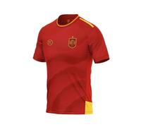 JYC CREATIVE Camiseta de España, Camiseta Roja, La Roja, Oficial Equipación Selección Española Fútbol, Unisex, (FR/ES, Letras, L, Regular, Regular, España)