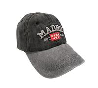 JYC CREATIVE Gorra de Madrid con Visera y Correa de Ajuste, Gorra para el Sol, Vacaciones, Exteriores, para Hombre y Mujer, Niños y Niñas, Recuerdo de Madrid, (FR/ES, Letras, Talla única, Modelo 2)